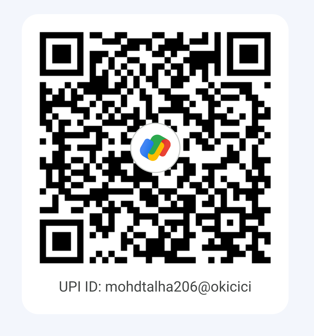 QR Code for Payment